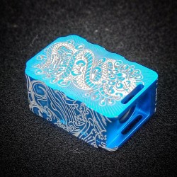 PRORO TANK ENGRAVED - JAPANESE WITCH (BLUE)